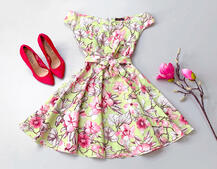 Цветочное платье | PUSHKA SHOP