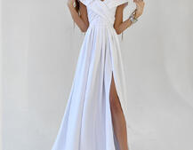 Платье-макси с разрезом Платье-макси с разрезом | PUSHKA SHOP