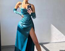 Комплект: корсет з рукавичками + спідниця максі з драпіруванням   | PUSHKA SHOP