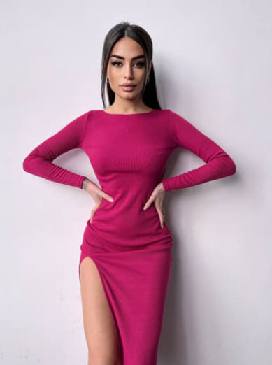 Плаття міді зі шнурівкою | PUSHKA SHOP