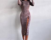 Оксамитова сукня міді зі шнурівкою Оксамитова сукня міді зі шнурівкою | PUSHKA SHOP