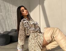 Сукня з квітковим принтом декорована мереживом    | PUSHKA SHOP