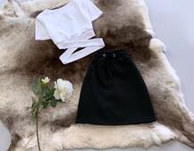 Белый топ переплет  | PUSHKA SHOP