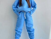 Тёплый комплект: худи + спортивные штаны  | PUSHKA SHOP