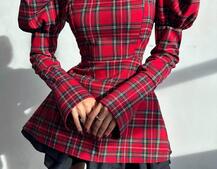 Сукня з об'ємними рукавами + спідниця з воланами | PUSHKA SHOP