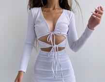 Трикотажна сукня з присбореною спідницею Трикотажна сукня з присбореною спідницею | PUSHKA SHOP