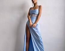 Комплект: корсет, декорований стразами + спідниця максі з драпіруванням Комплект: корсет, декорований стразами + спідниця максі з драпіруванням | PUSHKA SHOP