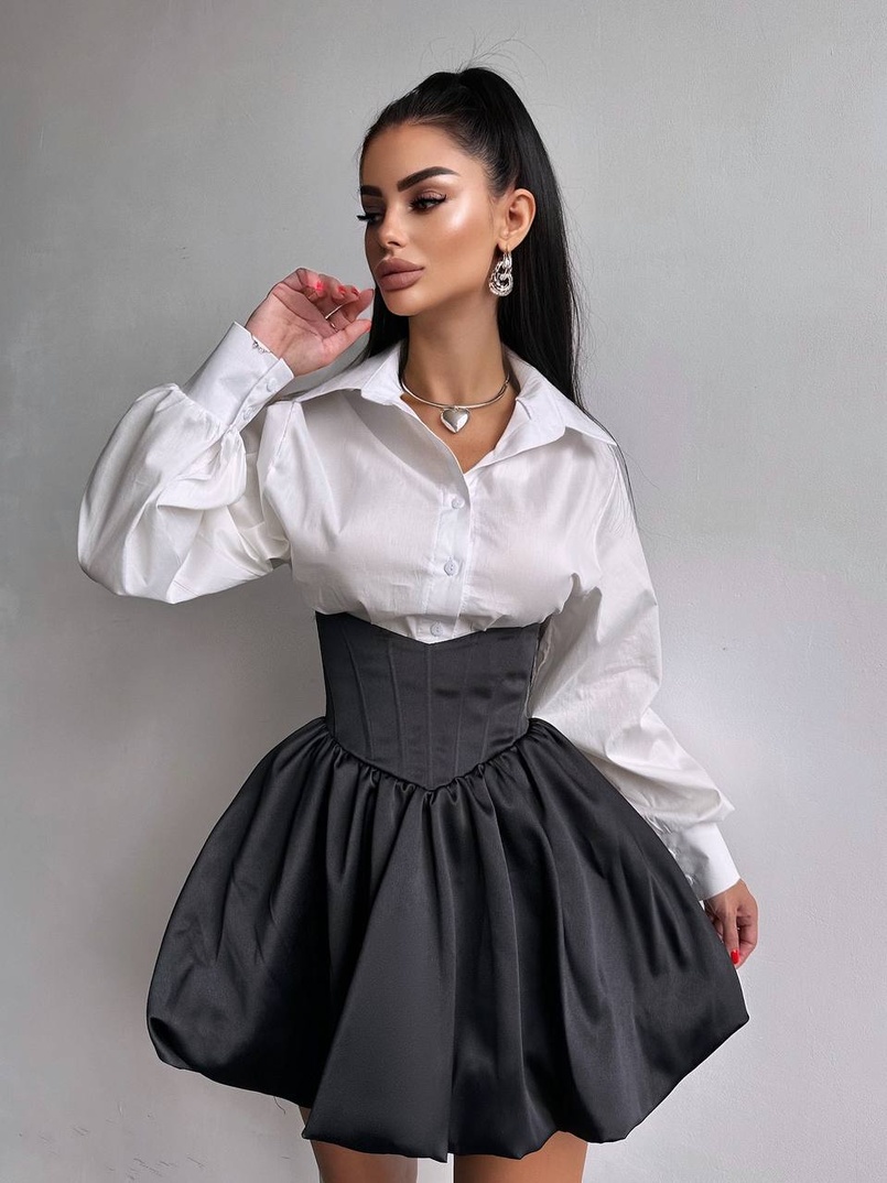 Комплект: сорочка + корсетна спідниця Комплект: сорочка + корсетна спідниця | PUSHKA SHOP