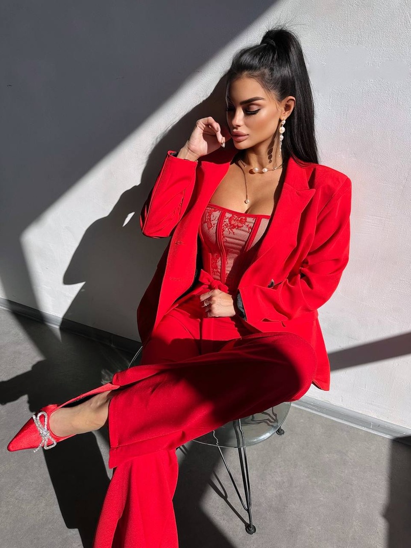 Комплект: піджак + комбінезон кльош  | PUSHKA SHOP