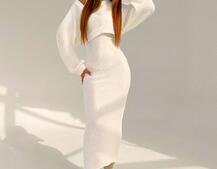 Трикотажна сукня-двійка  | PUSHKA SHOP