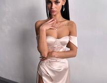 Атласний комплект: корсет бюстʼє + спідниця максі Атласний комплект: корсет бюстʼє + спідниця максі | PUSHKA SHOP