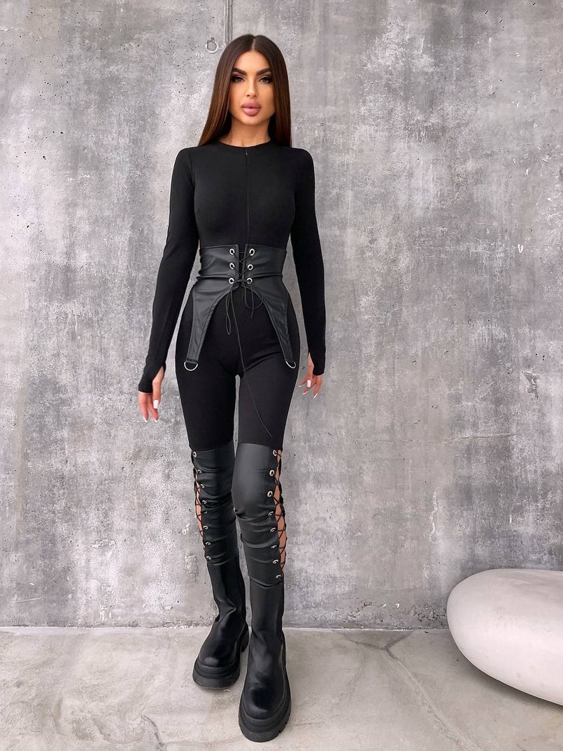 Комбінезон в комплекті з корсетом  | PUSHKA SHOP