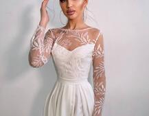 Платье макси с пайетками и разрезом на юбке | PUSHKA SHOP