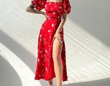 Платье миди со шнуровкой на спинке  Платье миди со шнуровкой на спинке  | PUSHKA SHOP