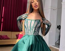 Комплект : мереживний корсет  з рукавичками + спідниця балон  | PUSHKA SHOP