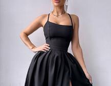 Сукня максі  зі шнурівкою на спинці | PUSHKA SHOP