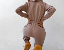 Приталенный комбинезон на молнии  Приталенный комбинезон на молнии  | PUSHKA SHOP