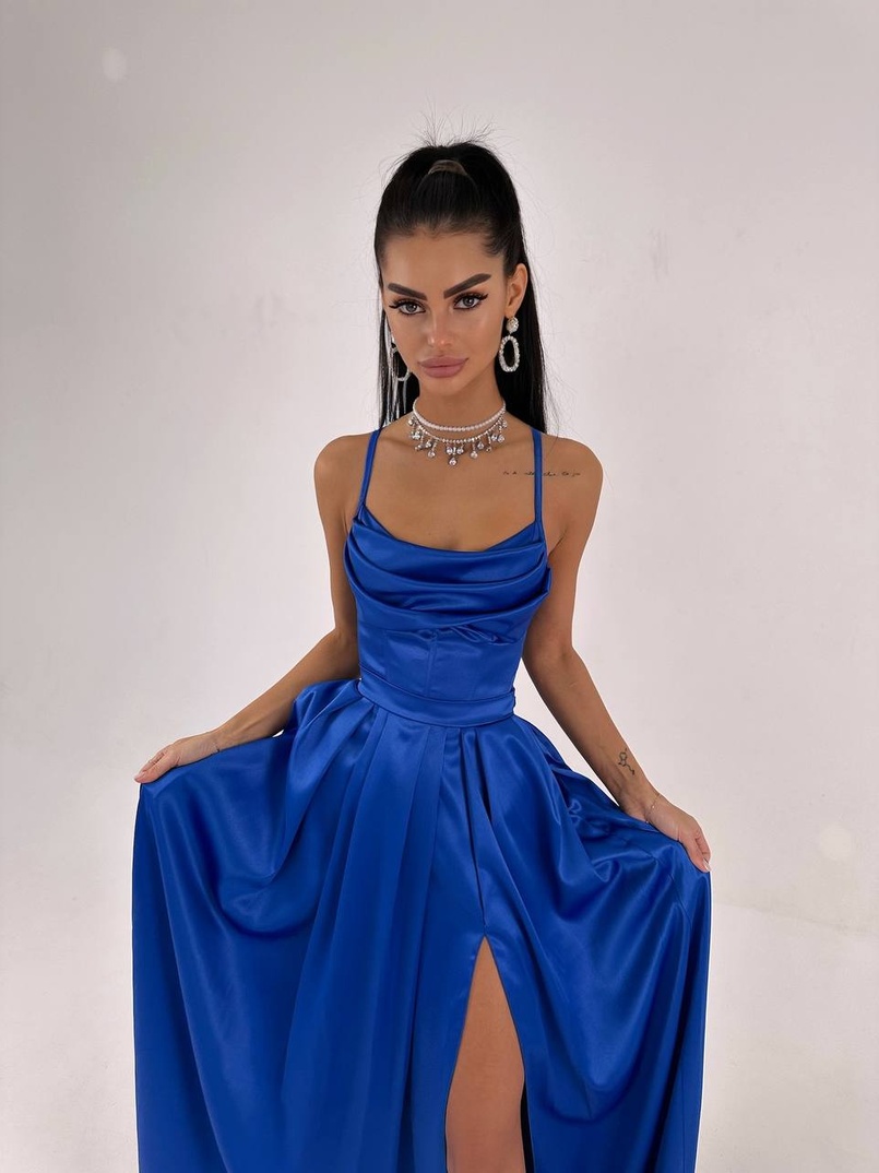 Атласний комплект: корсет + спідниця максі  | PUSHKA SHOP