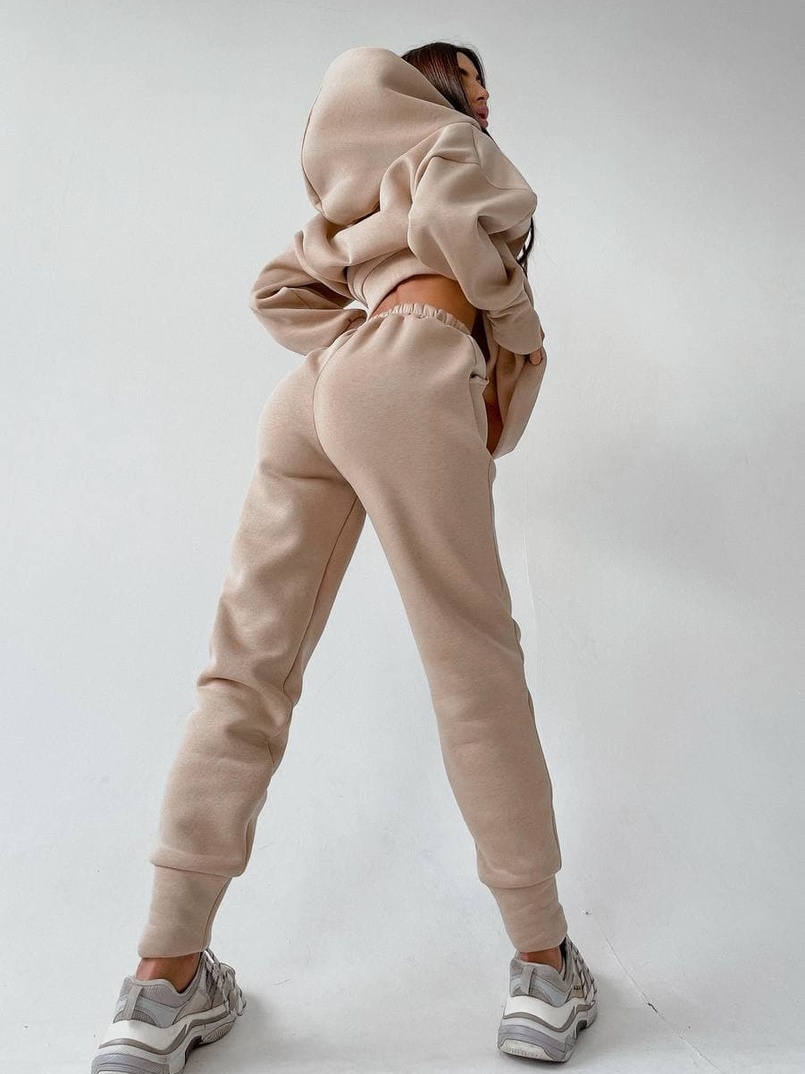 Тёплый комплект: худи + спортивные штаны Тёплый комплект: худи + спортивные штаны | PUSHKA SHOP