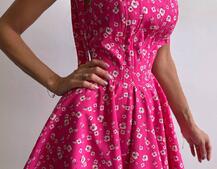 Корсетна сукня з подвійною спідницею  | PUSHKA SHOP