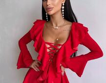 Сукня з з воланами на ґудзиках Сукня з з воланами на ґудзиках | PUSHKA SHOP