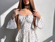 Сукня з чокером | PUSHKA SHOP