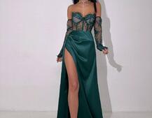 Комплект: мереживний корсет  +  спідниця максі   | PUSHKA SHOP