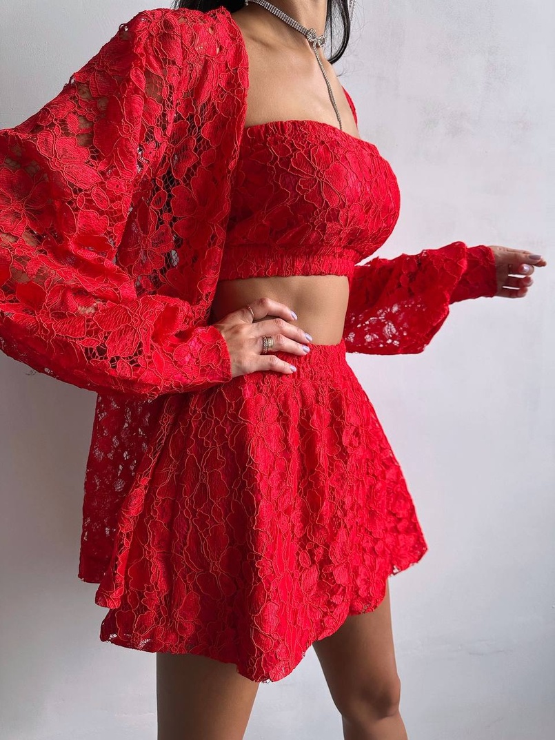 Мереживний комплект трійка  | PUSHKA SHOP