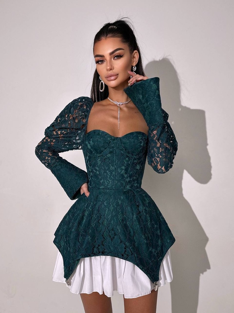 Мереживна сукня з чашечками Мереживна сукня з чашечками | PUSHKA SHOP