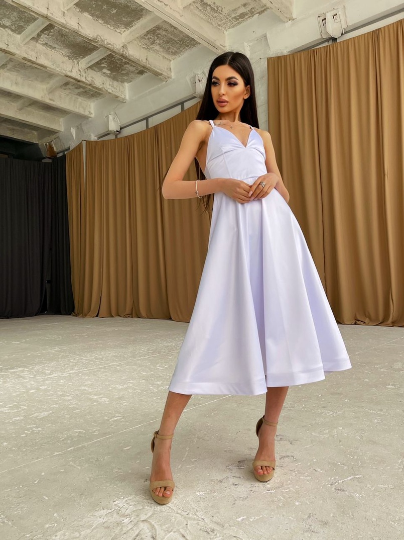 Платье-миди с корсетным верхом Платье-миди с корсетным верхом | PUSHKA SHOP