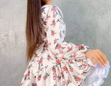 Платье со съёмным воротничком и подъюбником Платье со съёмным воротничком и подъюбником | PUSHKA SHOP