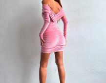 Оксамитова корсетна сукня міні, декорована стразами     Ручна робота  | PUSHKA SHOP