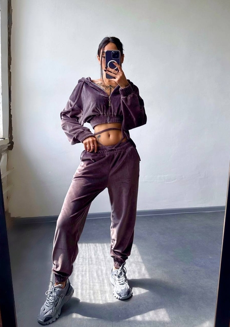 Велюровий комплект  | PUSHKA SHOP