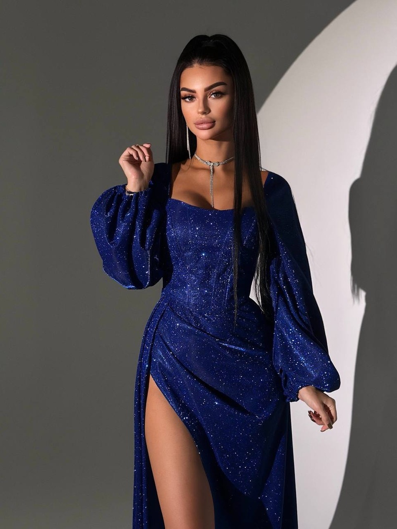 Сяючий комплект: корсет + спідниця  максі з драпіруванням | PUSHKA SHOP