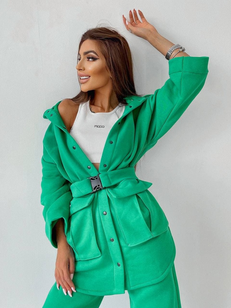 Комплект: тёплая рубашка на кнопках + джоггеры Комплект: тёплая рубашка на кнопках + джоггеры | PUSHKA SHOP