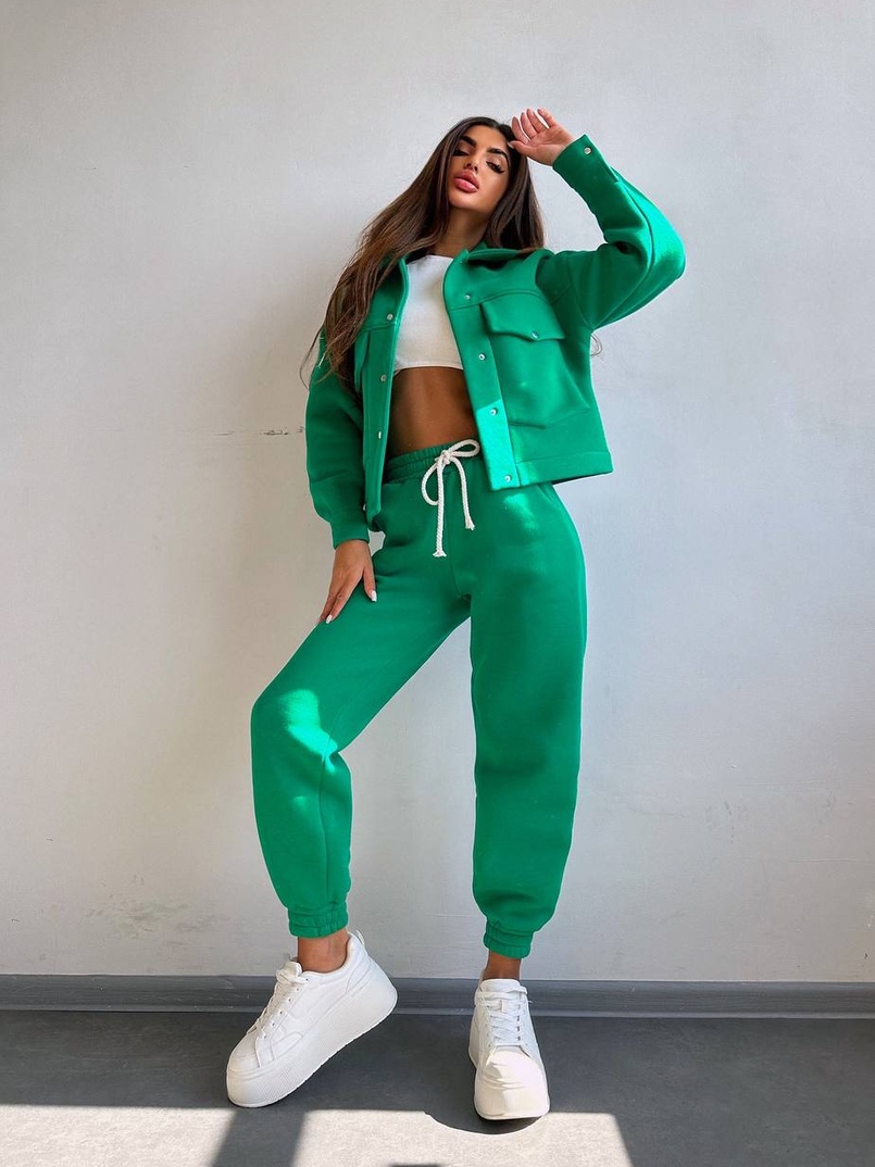 Комплект: тепла сорочка на кнопках + джоггери Комплект: тепла сорочка на кнопках + джоггери | PUSHKA SHOP