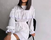 Сукня декорована мереживом Сукня декорована мереживом | PUSHKA SHOP