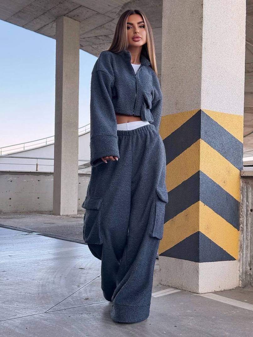 Теплий та мʼякий комплект Тедді на флісі Дуже приємний до тіла | PUSHKA SHOP