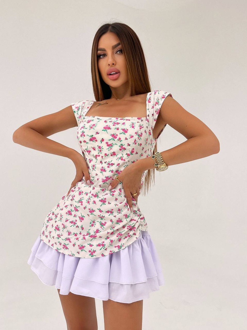 Сукня з квітковим принтом Сукня з квітковим принтом | PUSHKA SHOP