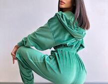 Велюровий комбінезон   | PUSHKA SHOP