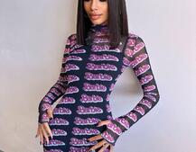 Сукня міді з принтом  | PUSHKA SHOP