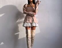 Сукня з об'ємними рукавами + спідниця з воланами Сукня з об'ємними рукавами + спідниця з воланами | PUSHKA SHOP