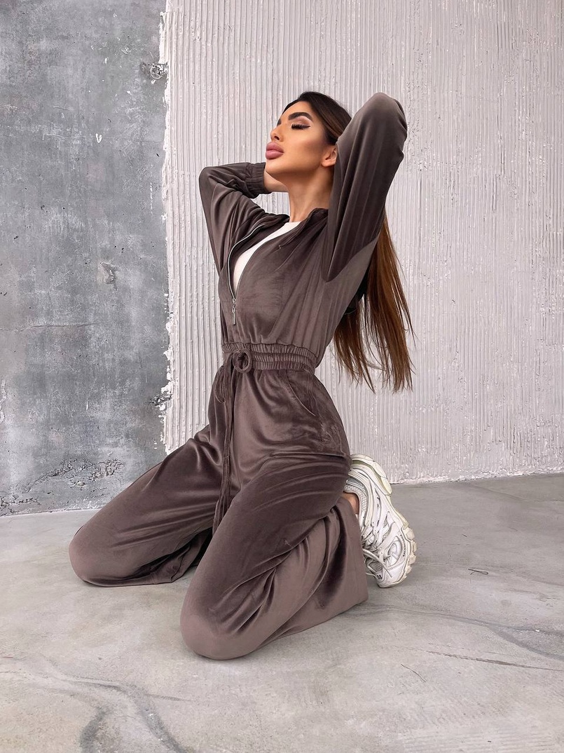 Велюровий комбінезон  | PUSHKA SHOP