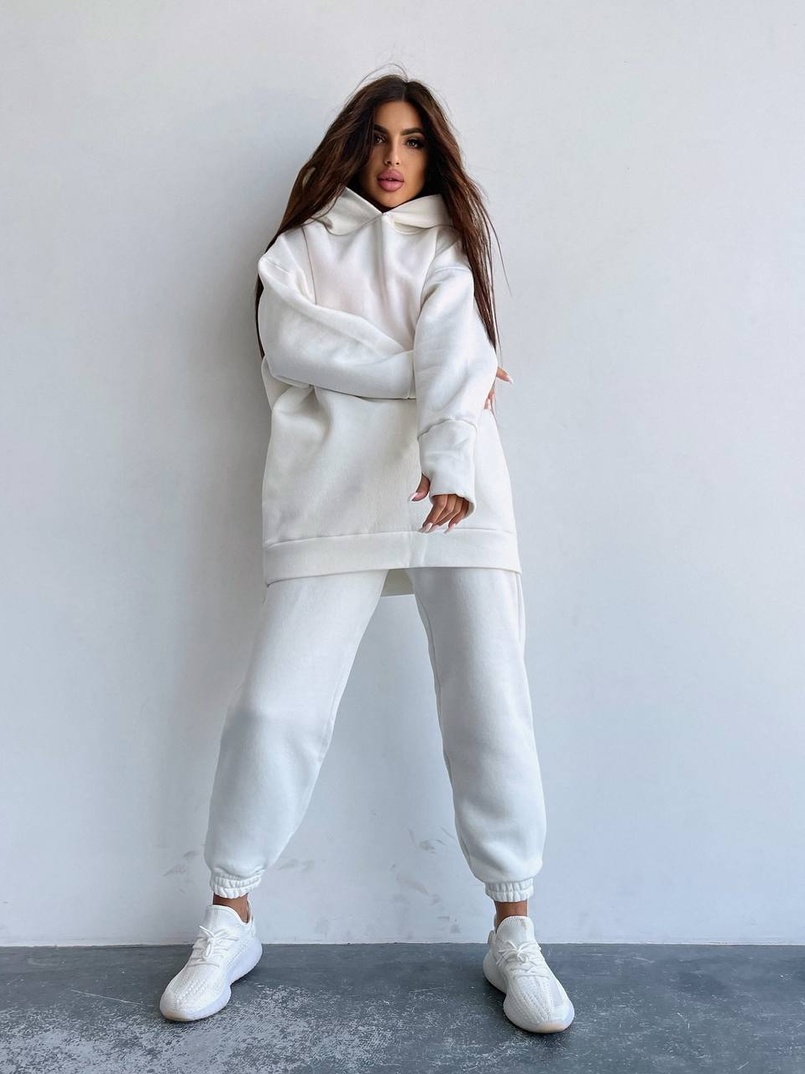 Тёплый комплект: худи + спортивные штаны Тёплый комплект: худи + спортивные штаны | PUSHKA SHOP