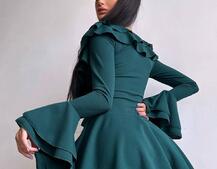 Сукня з з воланами на ґудзиках Сукня з з воланами на ґудзиках | PUSHKA SHOP