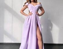 Сукня максі з розрізом на спідниці Сукня максі з розрізом на спідниці | PUSHKA SHOP