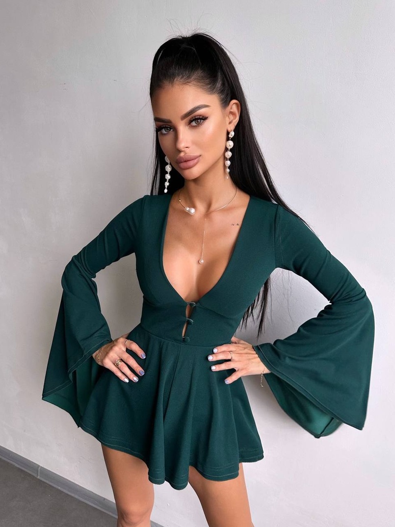 Ромпер з розкльошеними рукавами Ромпер з розкльошеними рукавами | PUSHKA SHOP