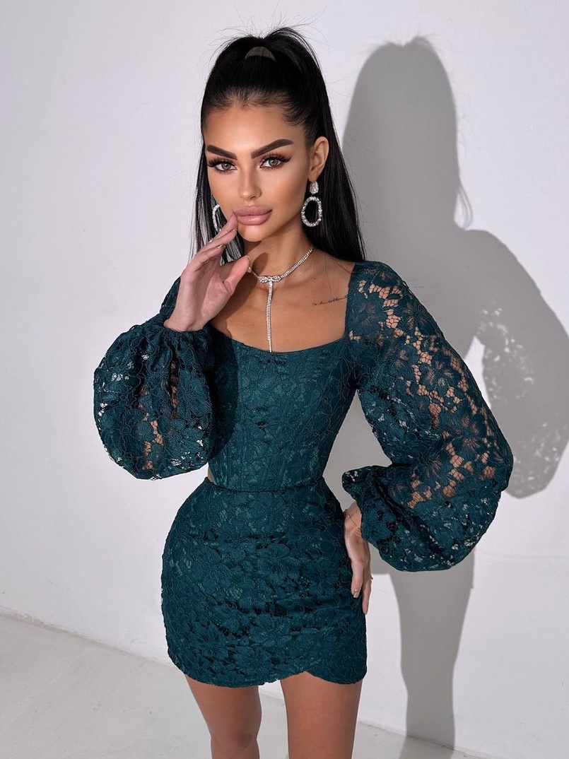 Мереживний комплект: корсет + спідниця міні | PUSHKA SHOP