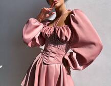 Сукня з корсетом, декорованим бахромою зі страз Ручна робота Сукня з корсетом, декорованим бахромою зі страз Ручна робота | PUSHKA SHOP