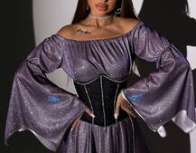 Сяючий комплект: сукня + корсет   | PUSHKA SHOP